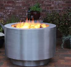 I hooked up the hose to the tank, which took no time at all. 38 Round Stainless Steel Fire Pit Hidden Propane Tank Amazon Ca Home