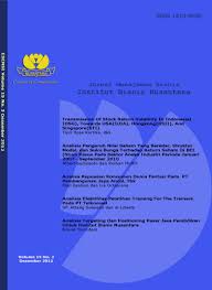 It has been published biannually since 2009 by jambi university in indonesia. Archives Esensi Jurnal Manajemen Bisnis