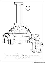 letter i worksheets flash cards coloring pages