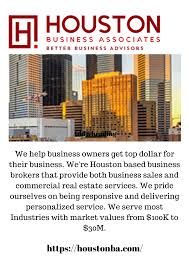 Small Business For Sale In Houston Tx Commercial Real Estate Real Estate Services Business Advisor