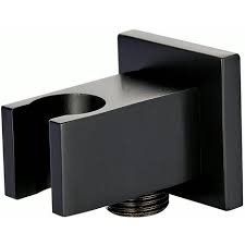 Coude Avec Support Mural Pour Douchette Et Clapet Anti Retour Ba002 Design Carre