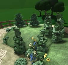 The garden shovel is a cosmetic decoration that does not serve any specific function. Villemo On Twitter Some Bushes From The Garden Bloxburg Bloxburghacks