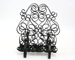 Vintage Ornate Wrought Iron Napkin Holder E1609 Napkin Holder Wrought Iron Iron