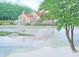 Haus Am See Landschaftsbild In Aquarell Anleitung Schritt Fur Schritt John Fisher Landschaftsbilder Aquarell Maltechniken
