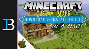How To Download Install Custom Maps In Minecraft 1 13 On A Mac Youtube
