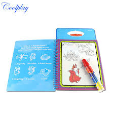 Download Water Drawing Book 1 Magic Pen Reusable Water Coloring Book Painting Learning Toys For Kids Early Educational Toys Book Laptop Book Probook Leather Aliexpress