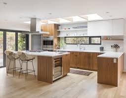 Add sleek stainless steel and marble to countertop surfaces, and consider cork or laminate flooring. 25 Memorable Midcentury Modern Kitchen Renovations Dwell