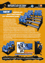 Find out all projects and works of lino sonego on archilovers. 24 New Modular And Portable Vip Grandstand Sport System