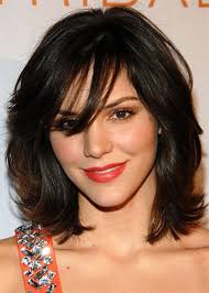 Round face shapes are complemented by myriad hairstyles—there certainly isn't a style that should be considered completely off limits. 25 Modern Medium Length Haircuts With Bangs Layers For Thick Hair Round Faces 2014 Modern Fashion Blog
