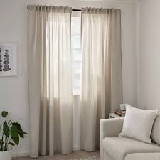 Annalouisa Curtains 1 Pair Beige 57x98 Ikea Beige Curtains Living Room Beige Curtains Curtains Living Room