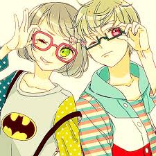 Cute Colorful Anime Couple Anime Nerd Anime Anime Boy