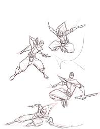 The Ninja Road Mark Of The Ninja Art Reference Poses Drawing Reference Drawing Reference Poses