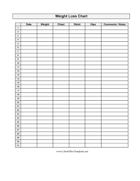 proper weight tracker weight recording chart download free