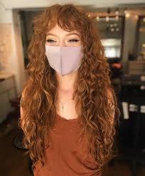 How do i ask for curtain bangs? Curtain Bangs On Curly Hair Ideas Inspiration Popsugar Beauty