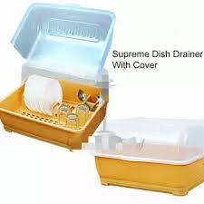 Made of a metal construction, this dazzling dish rack can hold up to 17 plates or bowls, and includes a mug stand and cutlery holder. Latest Supreme Dish Rack Drainer With Cover Buy Online At Best Prices In Pakistan Daraz Pk
