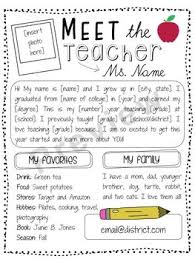 Editable Meet The Teacher Letter Free Meet The Teacher Template Letter To Teacher Teacher Page