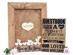 What would you say is the average size list for a rehearsal dinner? Amazon Com Wedding Guest Book Alternative Heart Drop Guest Book Guest Book Drop Box Guest Book Sign Guestbook Drop Box Guest Book Ideas Handmade