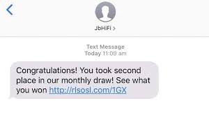 New Year Kicks Off With Another Sms Scam Pickr