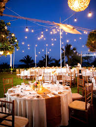 A Lovely Starry Night Outdoor Wedding Project By Grand Hyatt Bali Http Www Bridest Wedding Decor Elegant Outdoor Wedding Decorations Romantic Wedding Decor