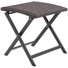 Amazon De Ultranatura Poly Rattan Klapphocker Palma Robust Und Zusammenklappbar Als Gartenmobel Fusshocker Beistelltisch Auf Te Fusshocker Hocker Klapphocker