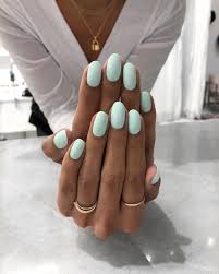 #nails #nailart nail art trends 2018 #nailart #nails #trends. New Fresh Mint Colour Acrylic Nails On We Heart It