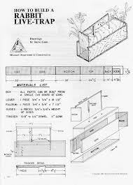 How to live trap an animal in a catch and release trapalso shows how to safely let an animal loose from the trap Live Rabbit Trap Open Source Ecology