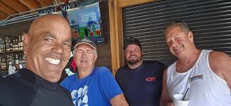 3:30 Wednesday John Pohl Gary Sonnenberg D Brett Hayward And Jack Mann Did  It To Roadrunner Resort For Lunch...Just Another Good Day...🙂..Ran Into  Tommy Nottberg And His Crew There Too...EVERYBODY WAS DIFFENTLY