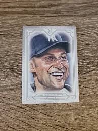 Derek Jeter 2023 Topps Museum Canvas Collection #CCR42 Yankees