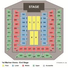 1st Mariner Arena Seating Chart Rows Royal Farms Arena