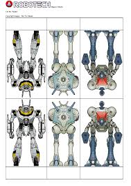 Paper Miniatures Paz063 Robotech Massive Mechs Cardstock Boardgame D Rpg Figures Miniatures Mech