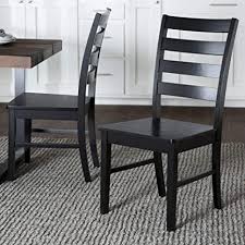 The home dekor has kept the record of delivering it with quality assurance and under your budget. Amazon Com Walker Edison Furniture Modern Farmhouse Wood Kitchen Dining Chair Set Of 2 Black Furniture Decor