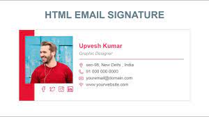 Check spelling or type a new query. Creative Email Signature Using By Html Youtube