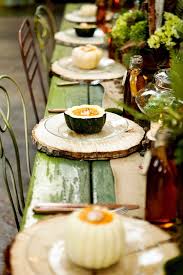 How To Make Amazing Home Accessories Using Wood Logs Log Placemats Thanksgiving Table Inspiration Woodland Wedding Decorations Thanksgiving Table