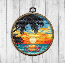 Creating cross stitch patterns from your own pictures is very easy with pic2pat. Landscape Cross Stitch Pattern Nature Counted Cross Stitch Etsy Cross Stitch Landscape Cross Stitch Patterns Cross Stitch Art