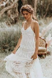 20 wedding dresses for the bohemian bride. Isabell Andreeva Wears Spell Bride Canyon Moon Mesh Gown Wedding Dresses Wedding Dresses Lace Western Wedding Dresses