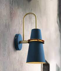 Gullfis Blue Sconce Fixture In Wall Industrial Wall Lamp Wall Lights Wall Lamp