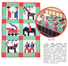 Mccall S Monday Child S Picture Patch Quilt 1633 Q Is For Quilter