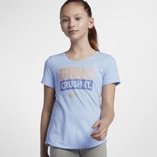 Black Blue And Pink Nike Shirt Nike Sportswear Big Kids Girls T Shirt Size Xl Royal Tint Kids Outfits Girls Tshirts Kids Wardrobe