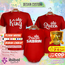 Belanja baju couple formal casual (baju batik couple, casual, hoodie, sweater) di lazada ramadan sale | gratis ongkir ✔ busana muslim, satu lagi jenis busana pasangan yang sedang trend saat ini, yaitu busana muslim. Kaos Couple Keluarga Custom Nama 3 Kaos Knq1 Knq2 Knq3 Shopee Indonesia