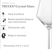 Amazon.com | ZWIESEL GLAS Pure Beaujolais Red Wine Glasses ...