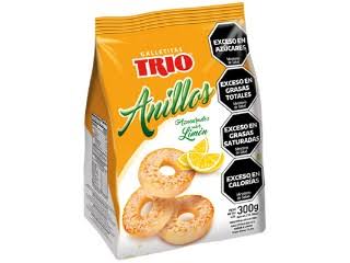 Galletas Trio Anillos Limón por 300 gramos