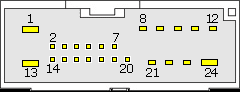 In the event the wallet card is lost, the factory set code cannot be reprogrammed. Ford Explorer 2004 2005 Expedition 2004 2006 Mercury Mountaineer 2004 2006 Mustang 2004 2005 6cd Head Unit Pinout Diagram Pinoutguide Com