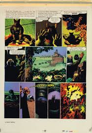 Corben: Rowlf p03 transparency color guide, in Fredo Les Richard Corben  Comic Art Gallery Room