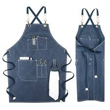 Achetez Malin Vivez Mieux Aliexpress Com Tablier Coiffeur Tablier En Jean Vetements De Travail