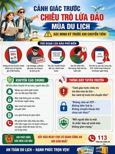Mạo danh công ty du lịch bán tour, phòng khách sạn giá rẻ để lấy thông tin