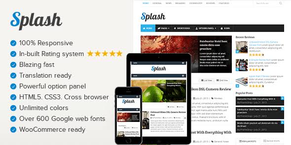 MyThemeShop Splash WordPress Theme