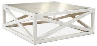 Manning 48 Square Coffee Table White Coffee Table Square Coffee Table Handmade Coffee Table