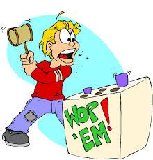 Holding games and competitions for children at fair. Clip Art Clip Art Fair 619153