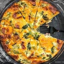 Easy Crustless Quiche Broccoli Cheddar And Bacon Budget Bytes Recipe Quiche Recipes Crustless Crustless Quiche Low Carb Breakfast Easy