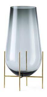 Bodenvase 60 aktionen & angebote. Menu Vase Echasse L Glas 60 Cm Rauchgrau Kaufen Homeliving De